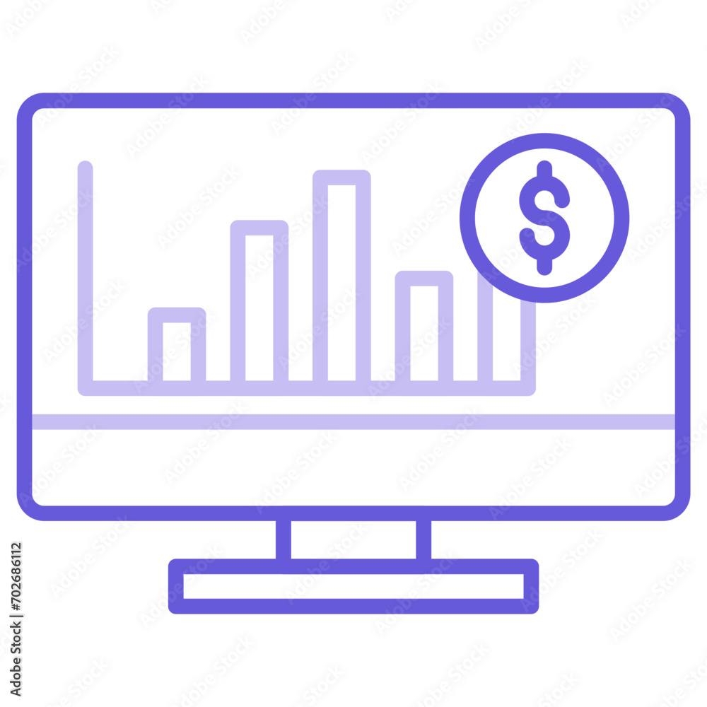 Online Bar Chart Icon of ECommerce iconset. Online Bar Chart Icon of ECommerce iconset.