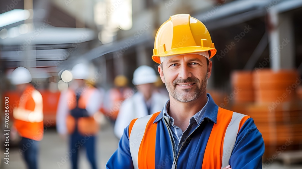 A construction worker at a building site, focused on the task , construction worker, building site, focused A construction worker at a building site, focused on the task , construction worker, building site, focused