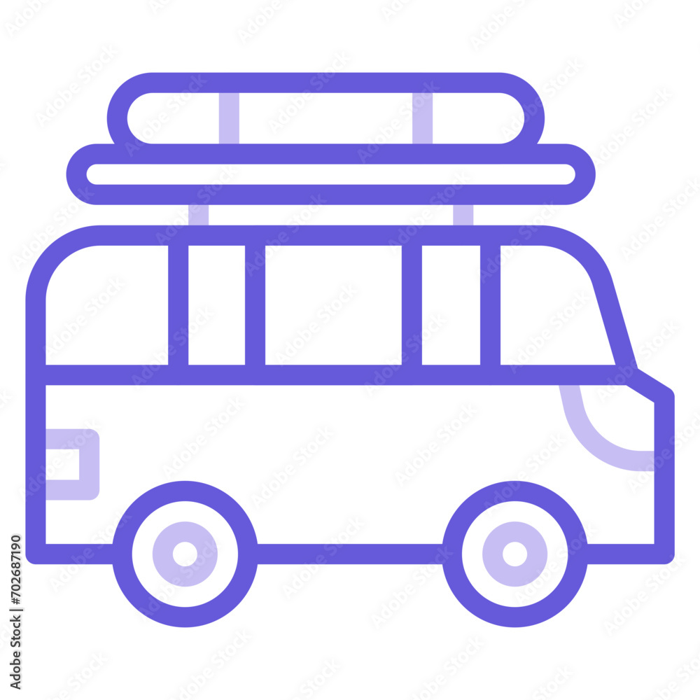 Camper Van Icon of Family Life iconset.