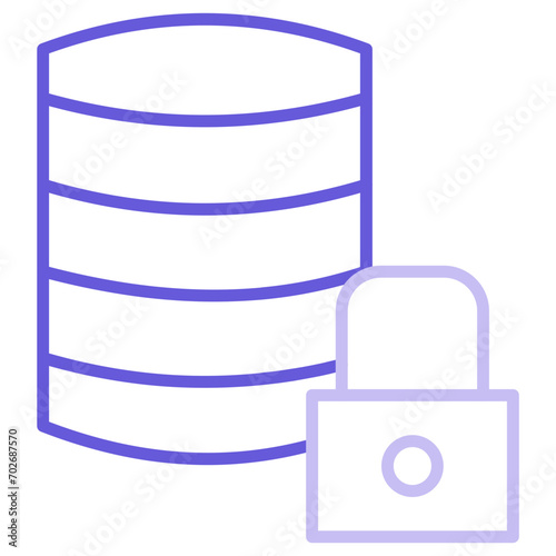 Database Lock Icon