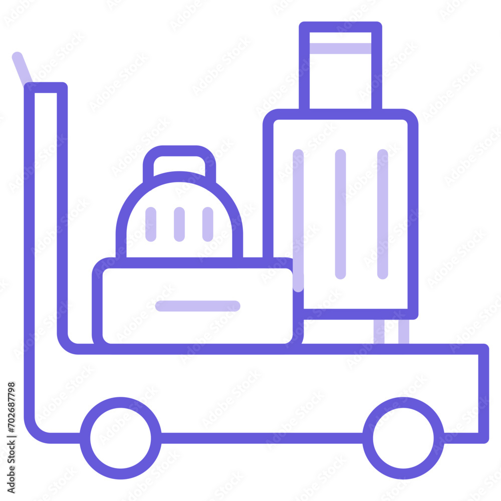 Luggage Cart Icon of Mall iconset. Luggage Cart Icon of Mall iconset.