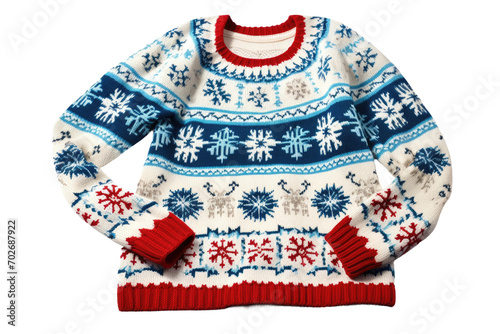 Knitted Sweater Isolated On Transparent Background