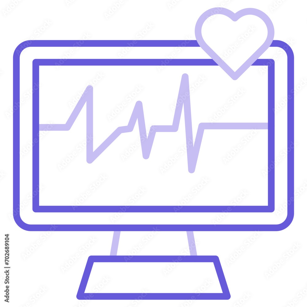 Electrocardiogram Icon of Research and Science iconset. Electrocardiogram Icon of Research and Science iconset.