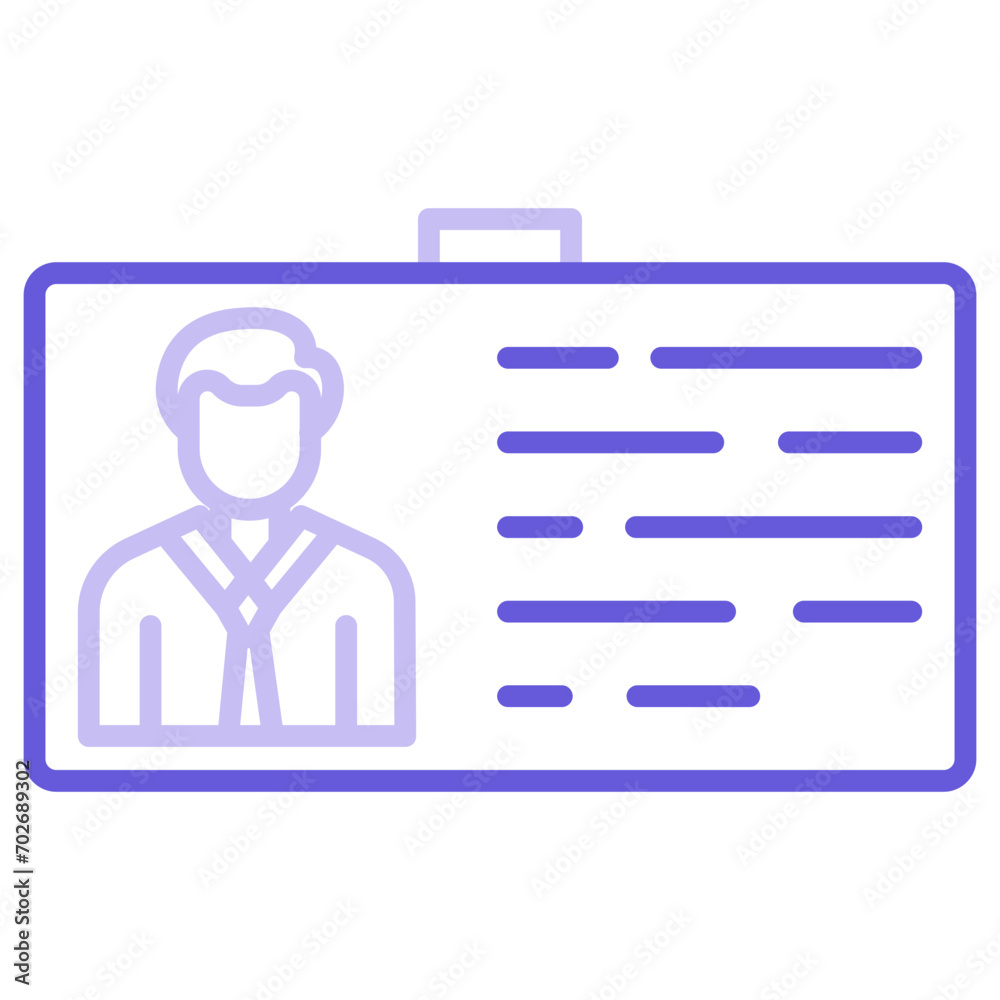 ID Card Icon of Business Startup iconset. ID Card Icon of Business Startup iconset.