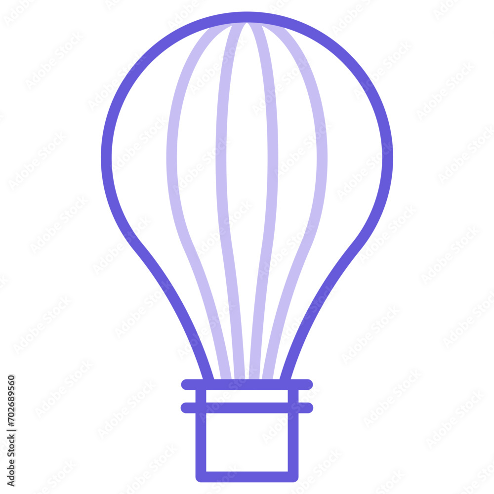 Obraz premium Air Balloon Icon of Entertainment iconset.
