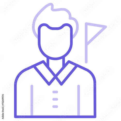 Tour Guide Icon of Hotel Management iconset.