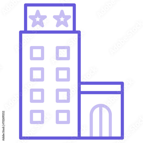 2 Star Hotel Icon of Hotel Management iconset.