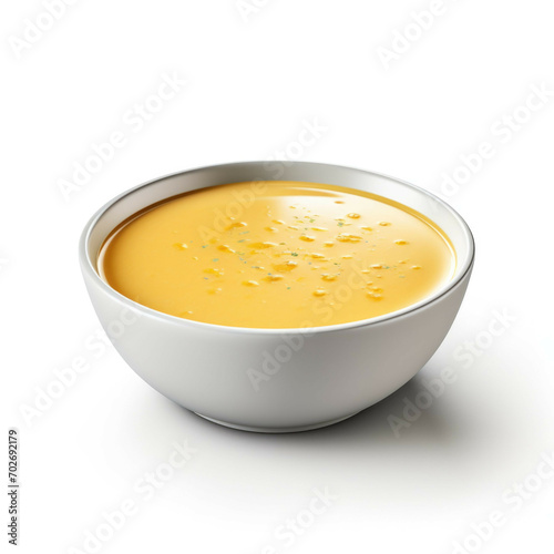 Soup isolated on white background