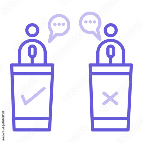 Debate Icon of Diplomacy iconset.