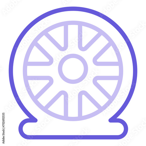 Flat Tire Icon of Car Repair iconset.