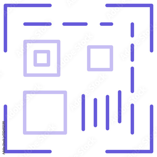 QR Code Icon of Library iconset.