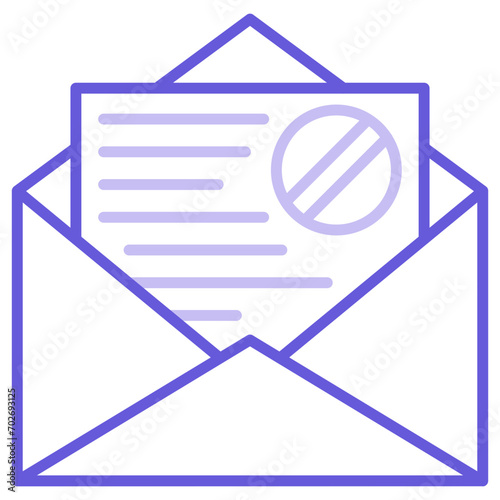 Spam Email Icon of Cyber Security iconset.