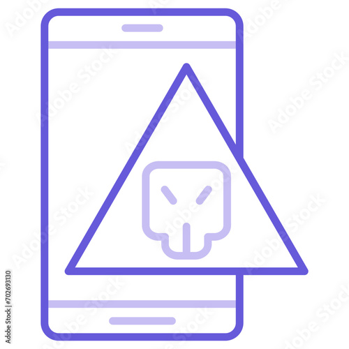 Mobile Virus Icon of Cyber Security iconset.