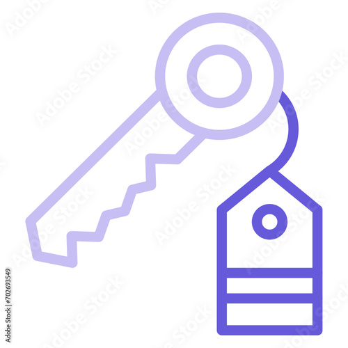 Hotel Key Icon of Hotel Services iconset.