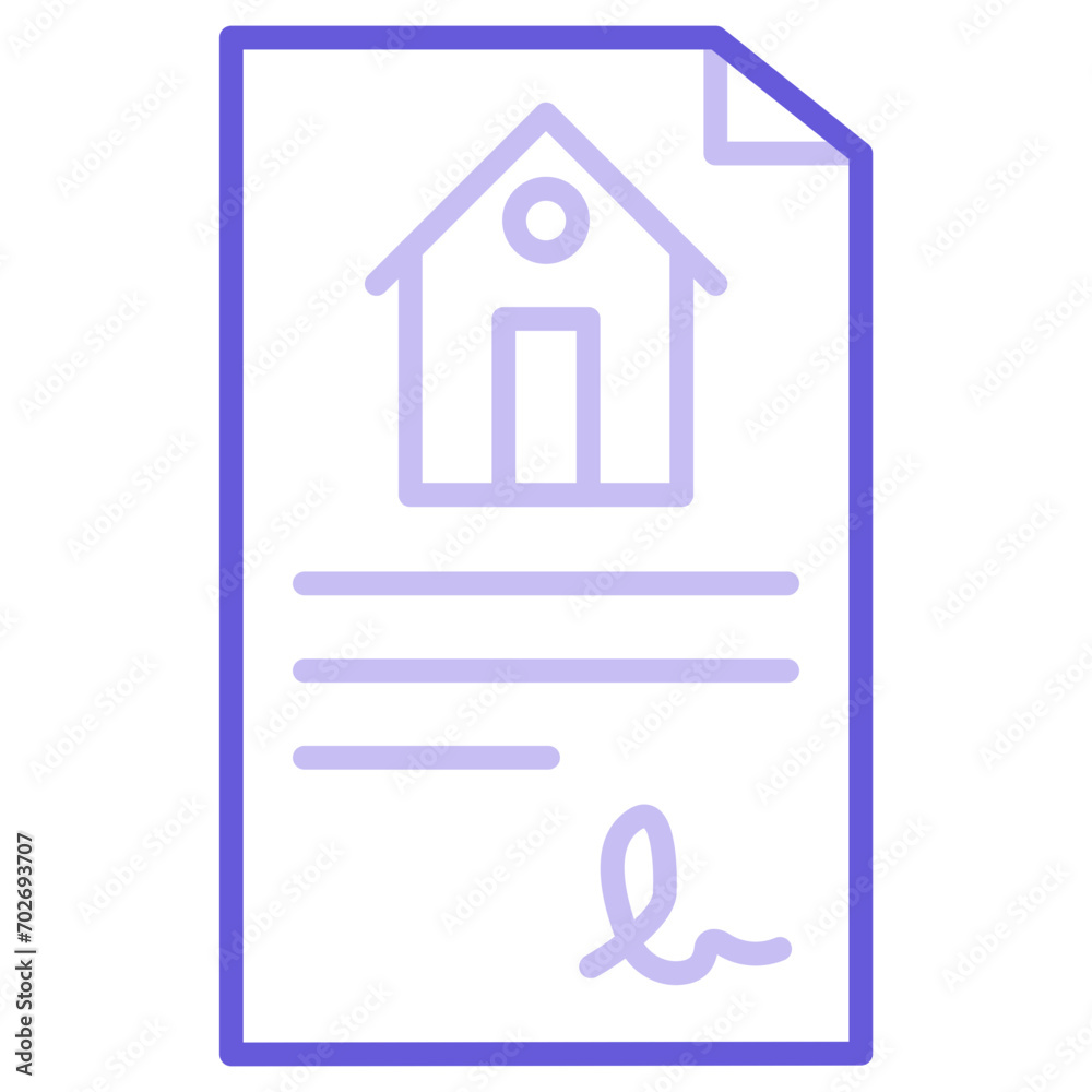Property Contract Icon of Real Estate iconset. Property Contract Icon of Real Estate iconset.