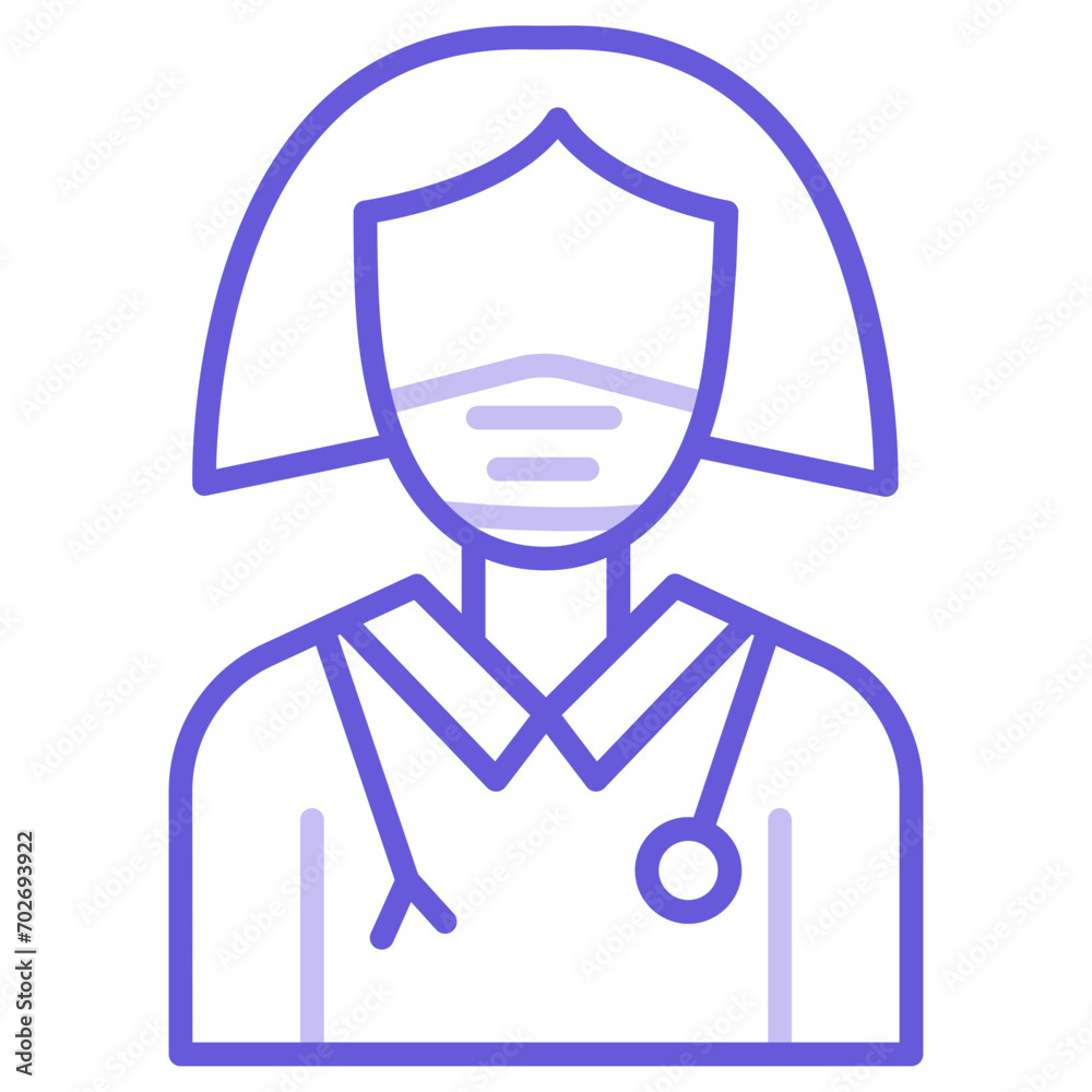 Female Surgeon Icon of Medicine iconset. Female Surgeon Icon of Medicine iconset.
