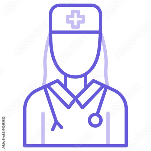 Female Doctor Icon of Medicine iconset.