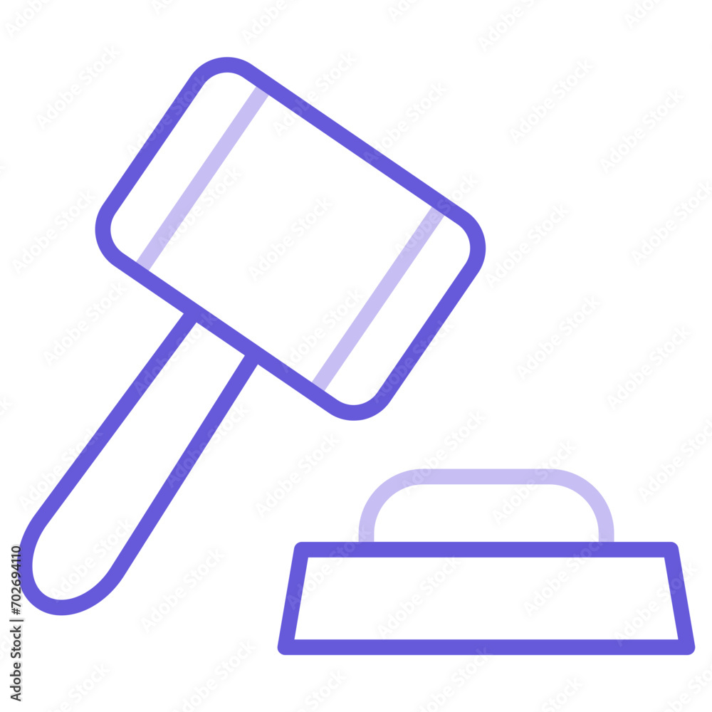 Judge Hammer Icon of Crime and Law iconset.