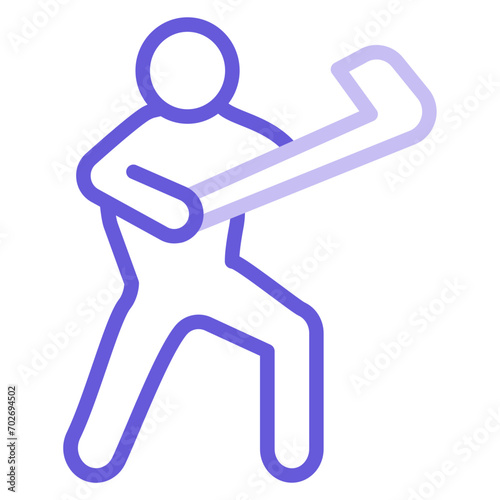 Golf Player Icon of Physical Fitness iconset.