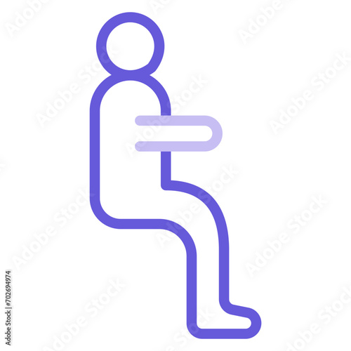 Squat Icon of Workout App iconset.