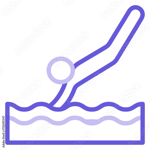 Diving Icon of Olympics iconset.