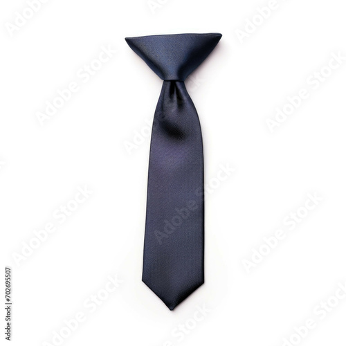 Navy Blue Tie isolated on white background