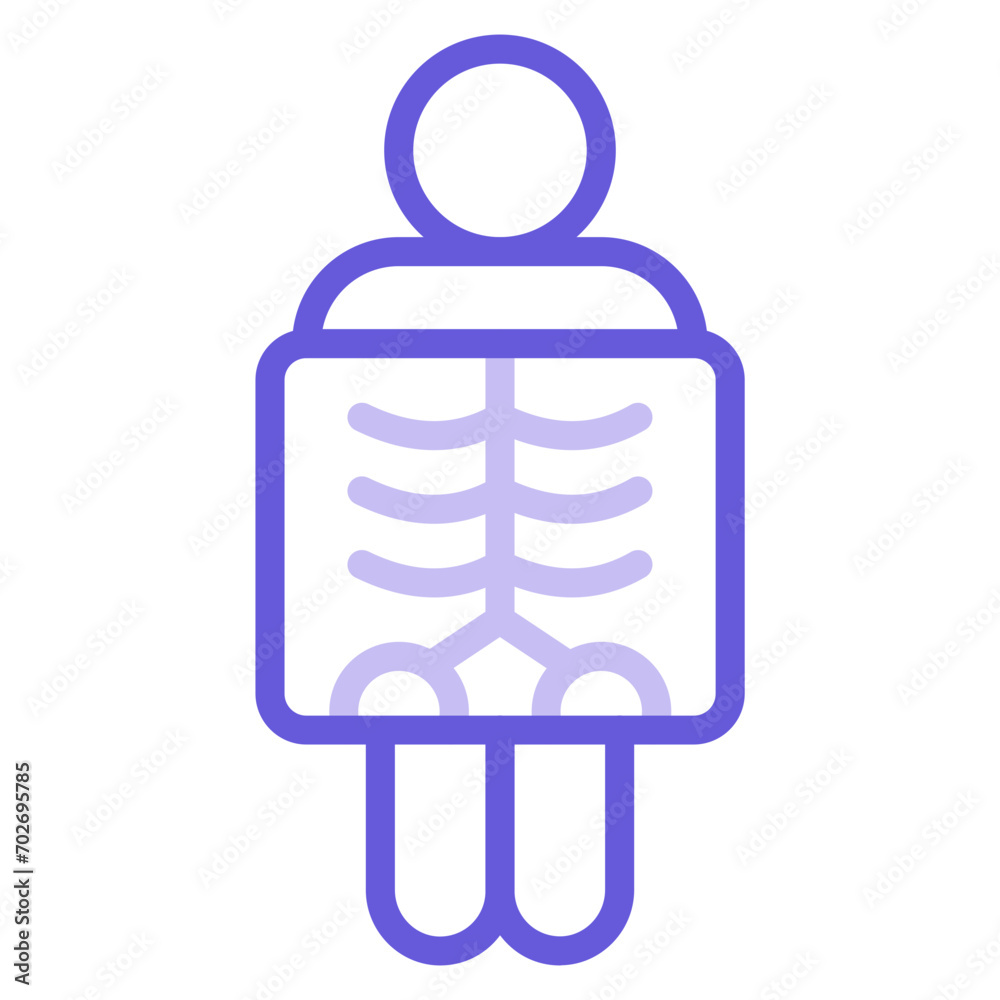 Man X ray Icon of Health Checkup iconset. Man X ray Icon of Health Checkup iconset.