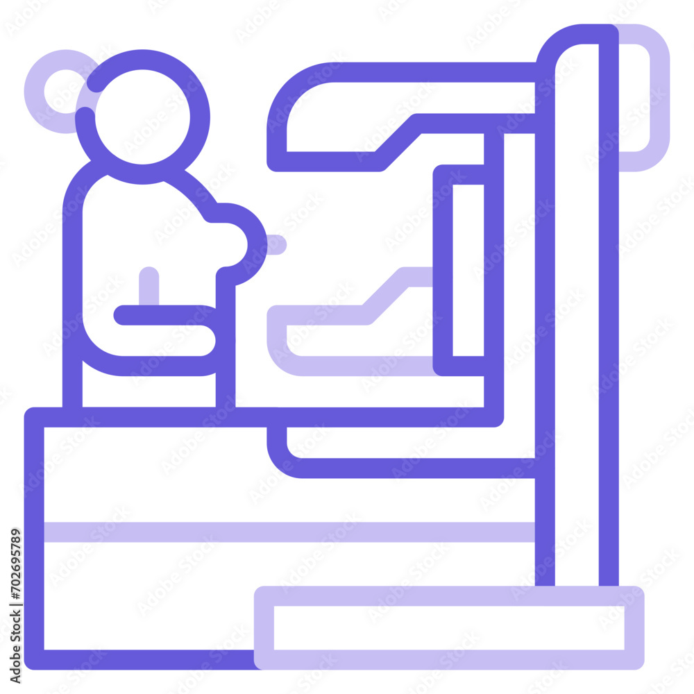Mammography Icon of Health Checkup iconset. Mammography Icon of Health Checkup iconset.