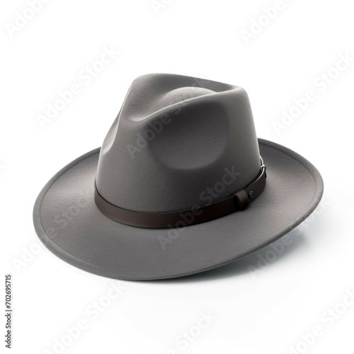 Gray Hat isolated on white background