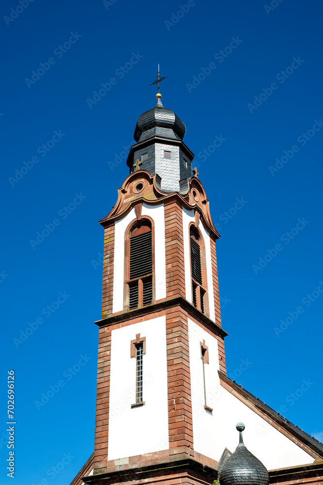 Kirchturm in Soultz-sous-forêts