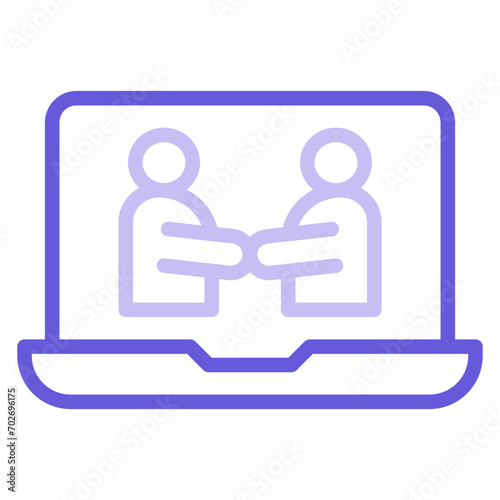 Online Deal Icon of Work from Home iconset.