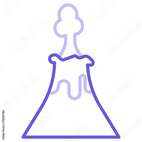 Volcano Icon of Pollution iconset.