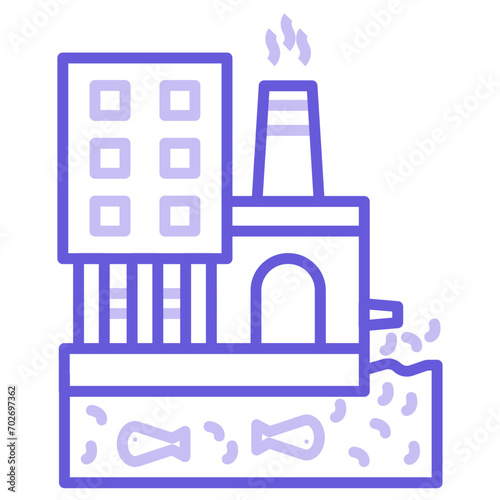 Factory Waste Icon of Pollution iconset.