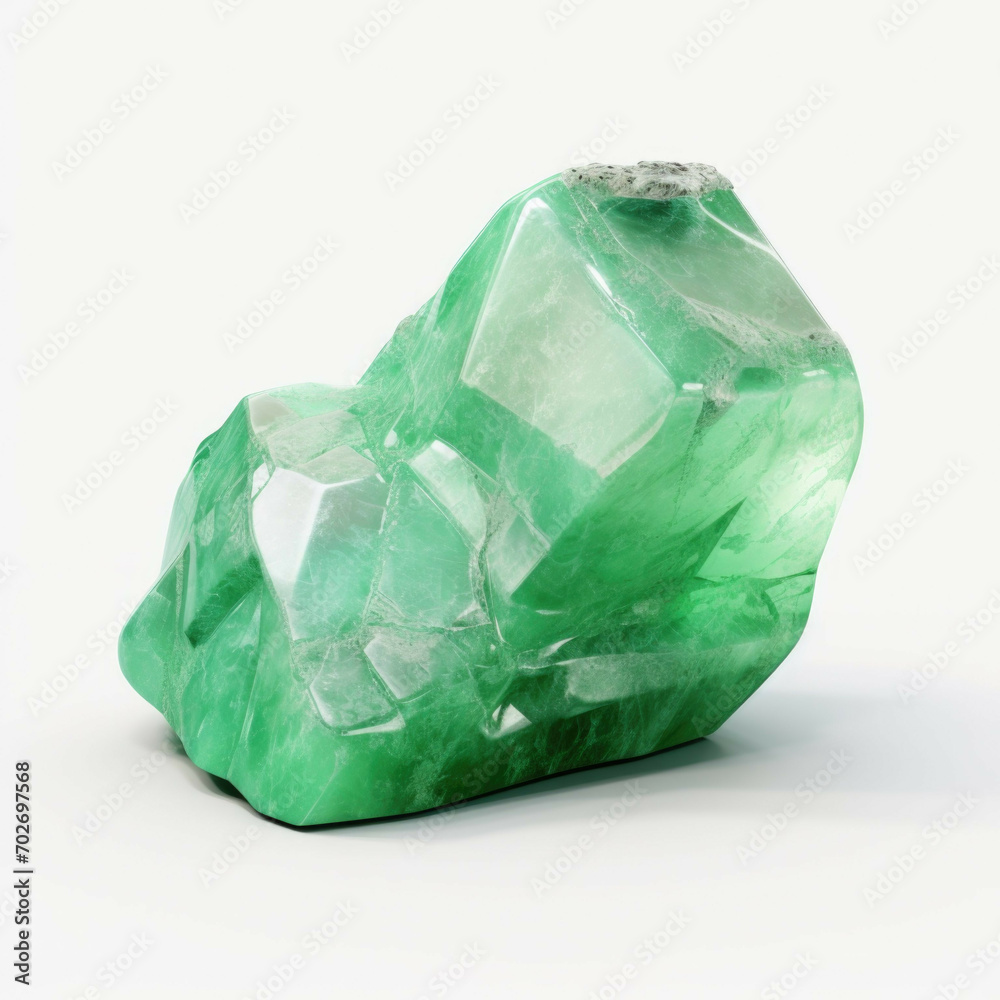 Jade isolated on white background Jade isolated on white background