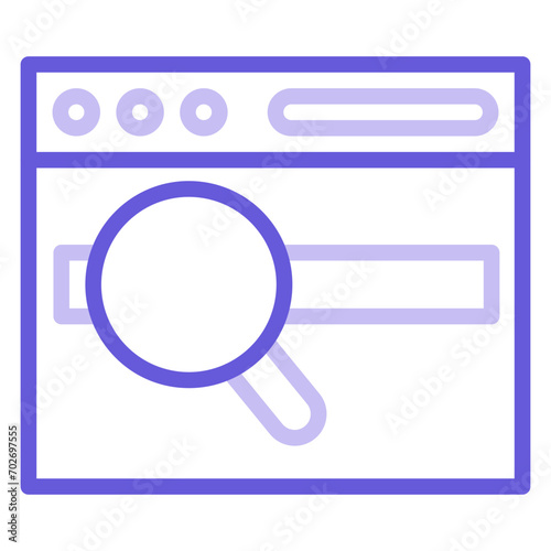 Web Search Icon of Online Marketing iconset.
