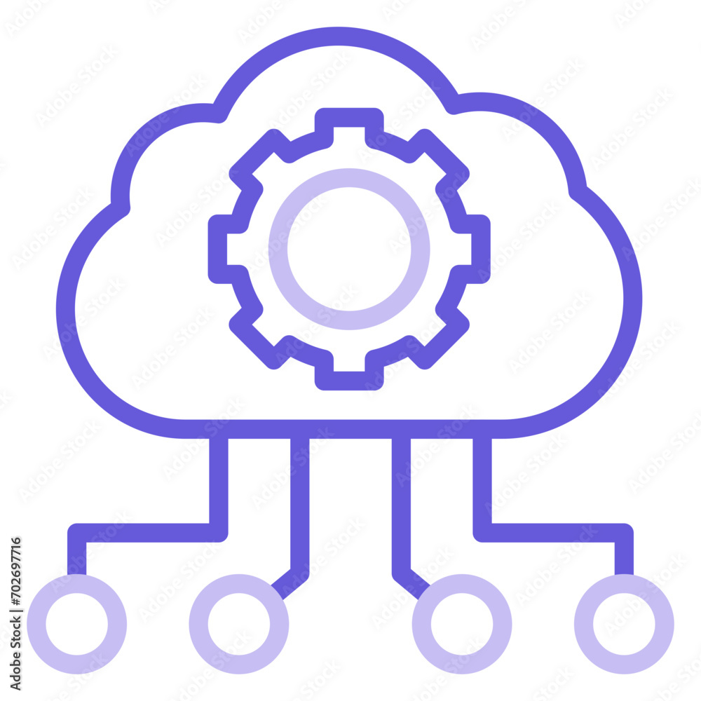Cloud Settings Icon of Online Marketing iconset. Cloud Settings Icon of Online Marketing iconset.