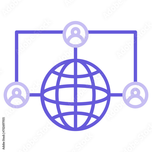Global Communication Icon of Seo and Web iconset.