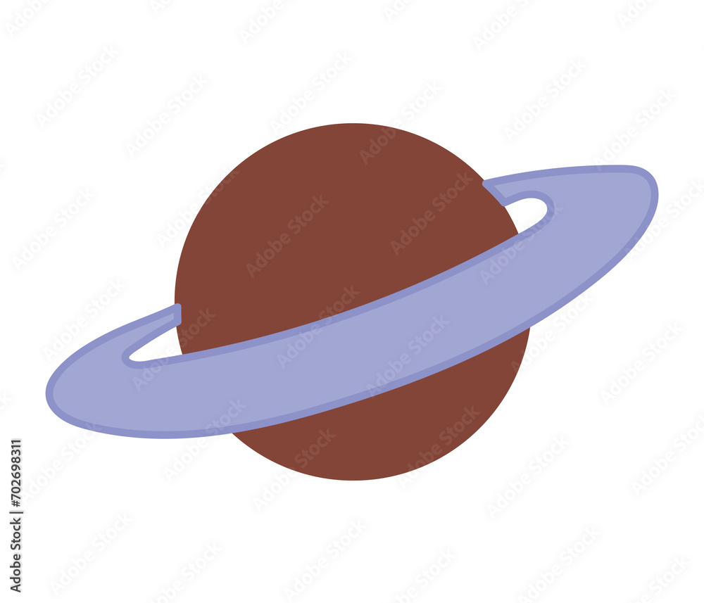 Cosmos element of colorful set. A planet located in perfect harmony with the orbit creates a sense of balance and unity in space. Vector illustration. Cosmos element of colorful set. A planet located in perfect harmony with the orbit creates a sense of balance and unity in space. Vector illustration.
