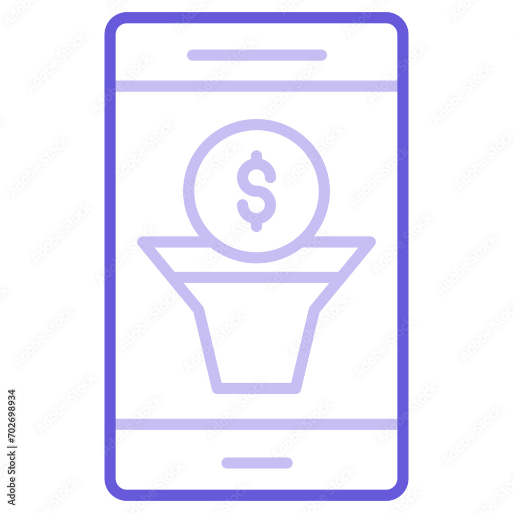 Sale Funnel Icon of Digital Marketing iconset. Sale Funnel Icon of Digital Marketing iconset.