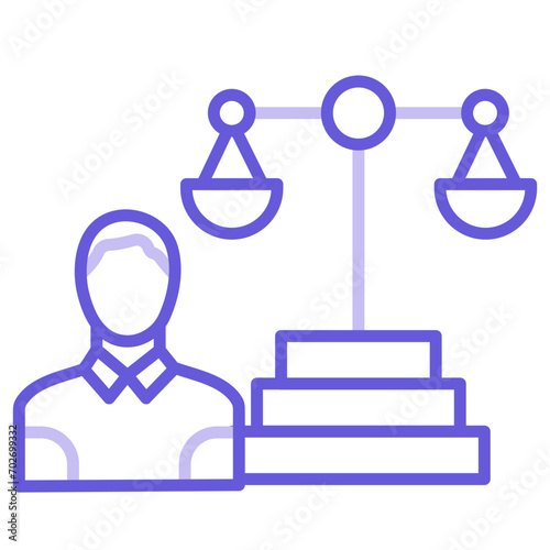 Legal Advisor Icon of Entrepreneurship iconset.