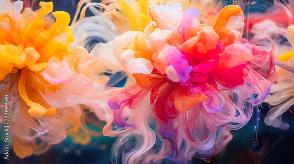 Obraz premium close up of colorful flower