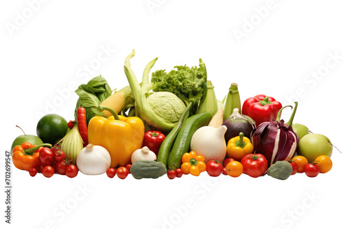 Vegetable Freshness Isolated On Transparent Background