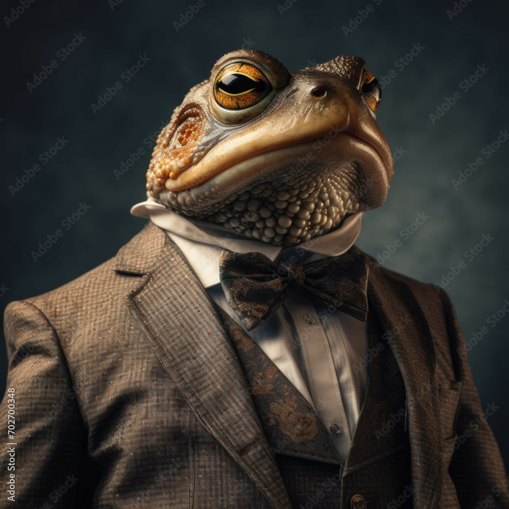 Toad in a suit Toad in a suit
