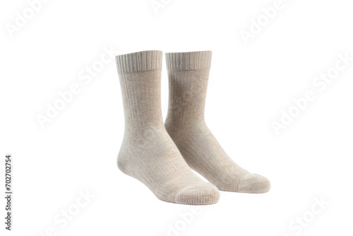 Wool Socks Isolated On Transparent Background