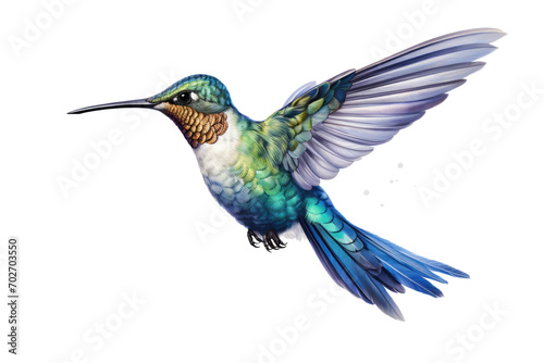 Hummingbird Beauty Isolated On Transparent Background