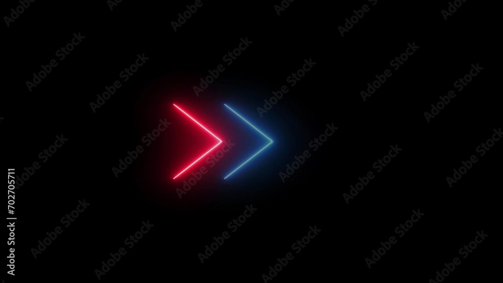 Abstract neon arrow loading bar animation background. Abstract neon arrow loading bar animation background.