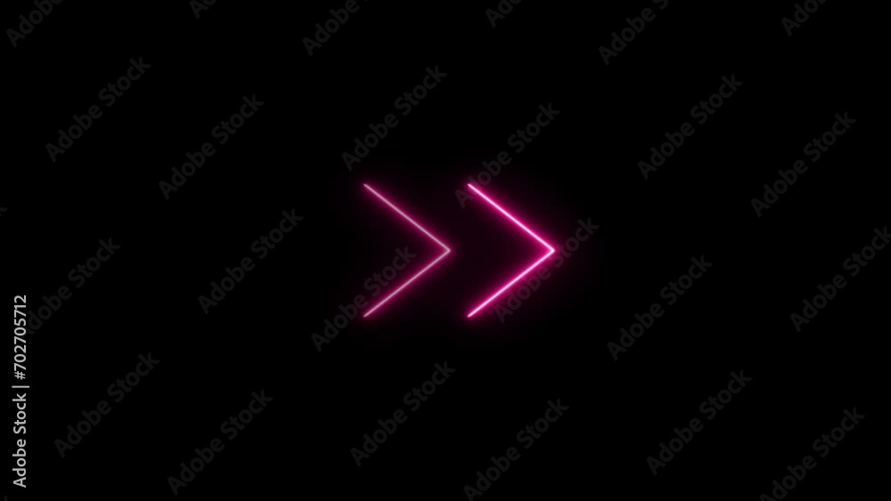 Abstract neon arrow loading bar animation background. Abstract neon arrow loading bar animation background.
