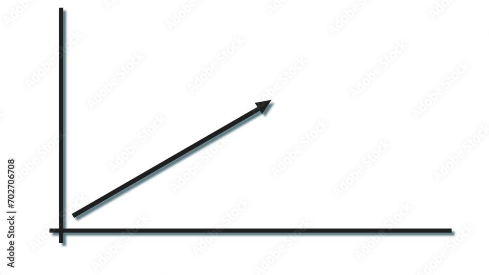 Abstract arrow business graph icon animation background Abstract arrow business graph icon animation background