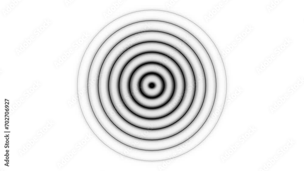 Abstract frequency radio wave signal animation on white background Abstract frequency radio wave signal animation on white background
