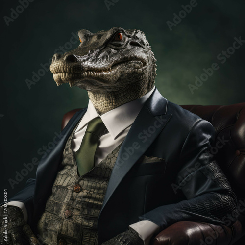 Crocodile in a suit © Michael Böhm